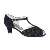Freed - Coral - Multi Glitter / Black Nubuck - 1.6"