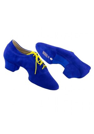 Galex - Flexi - Latin - Training Dance Shoes - Heel 4cm blue